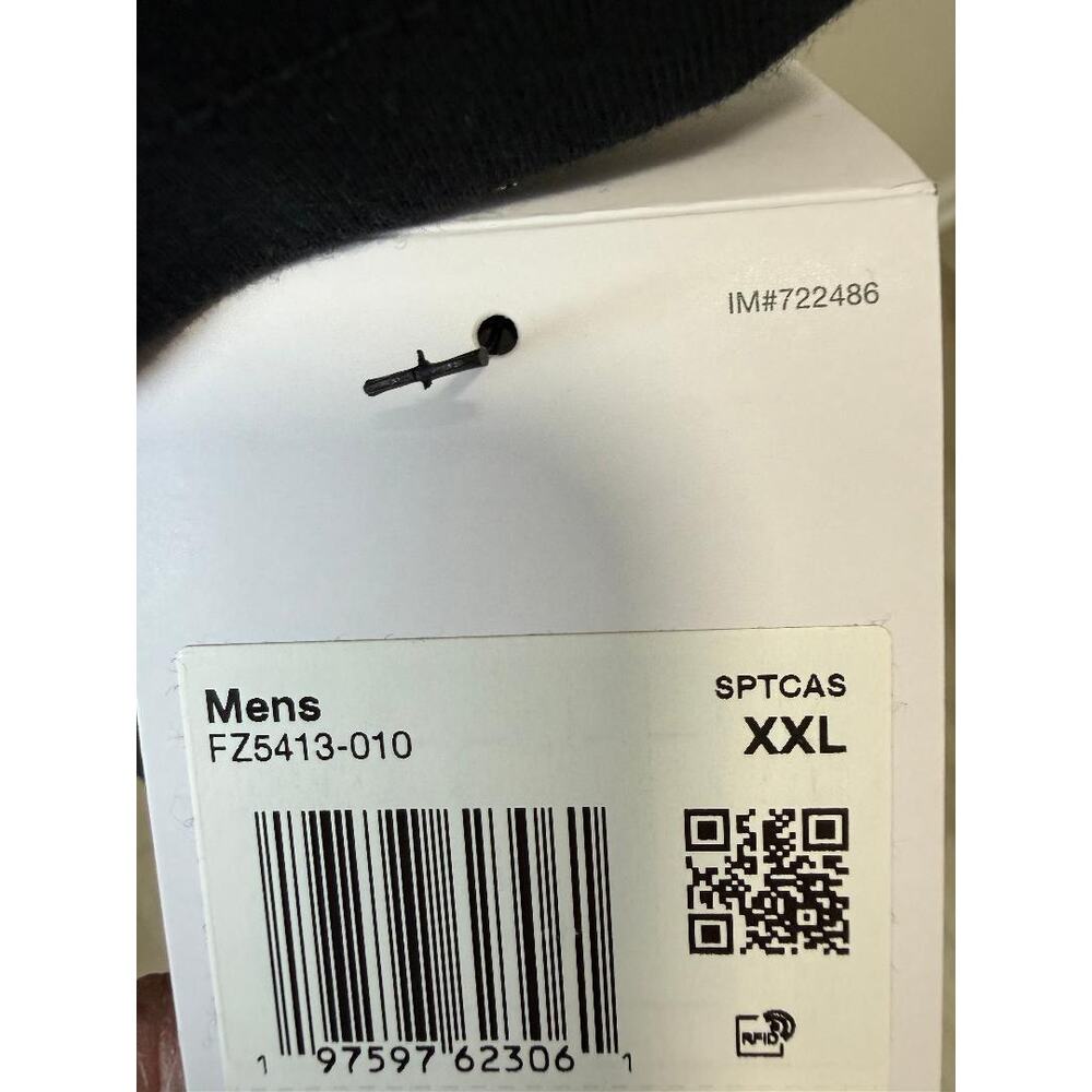 The Nike Tee Loose fit Men's size XXL Black tee shirt Nike Air Force 1 patch - Picture 6 of 6